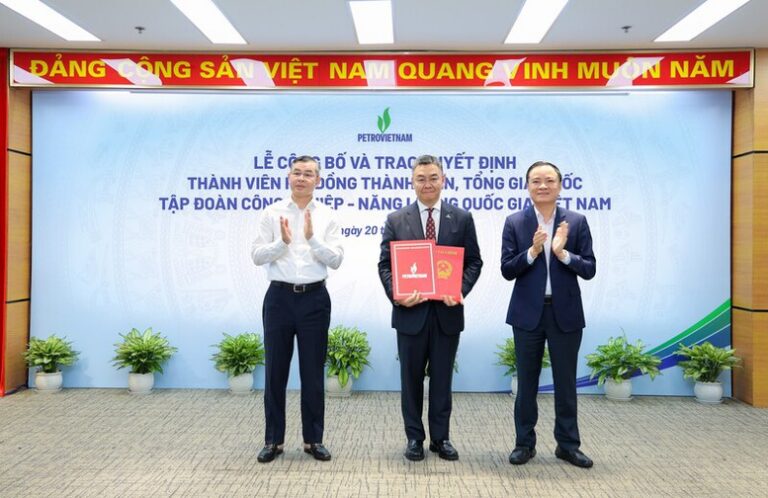 Bổ nhiệm ông Lê Mạnh Cường giữ chức Tổng Giám đốc Petrovietnam