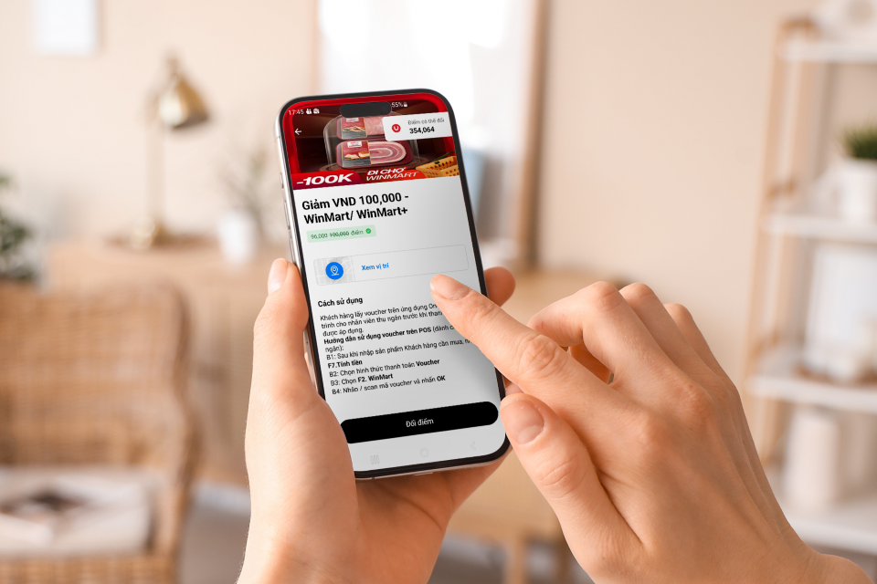 Đổi voucher mua sắm trên Techcombank OneU