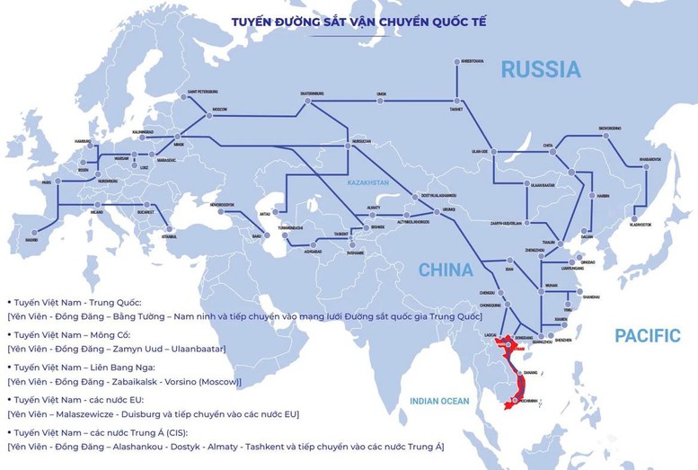 Xuất khẩu hàng hóa sang Nga bằng đường sắt: Tối ưu chi phí, tối đa lợi nhuận