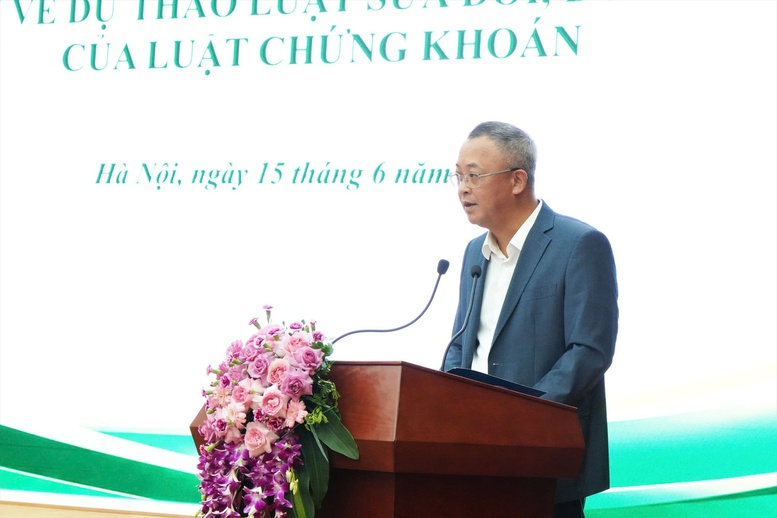 Ông Bùi Hoàng Hải, Phó Chủ tịch UBCKNN phát biểu tại Hội thảo - Ảnh: VGP