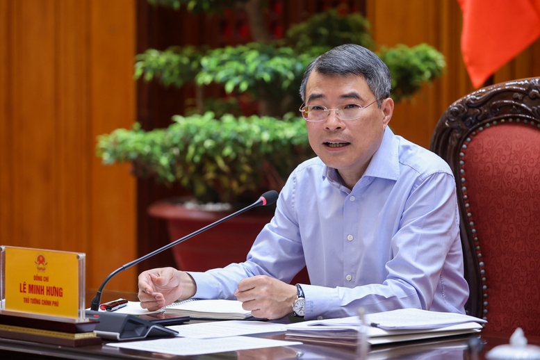 Thủ tướng yêu cầu tạo cơ chế đột phá để nhanh chóng có một số sản phẩm chủ chốt của Trung tâm tài chính quốc tế - Ảnh: VGP/Nhật Bắc