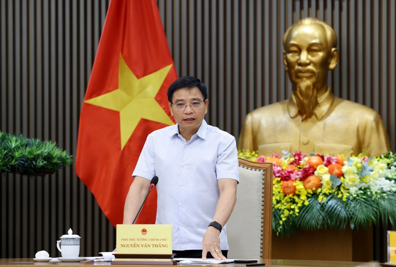 Phó Thủ tướng Nguyễn Văn Thắng phát biểu kết luận cuộc họp - Ảnh: VGP/Đức Tuân
