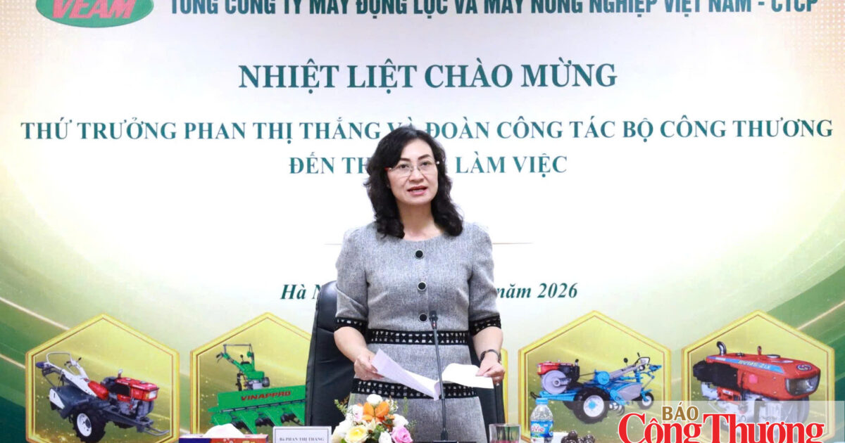 Deputy Minister Phan Thi Thang holds talks with VEAM Corporation ...