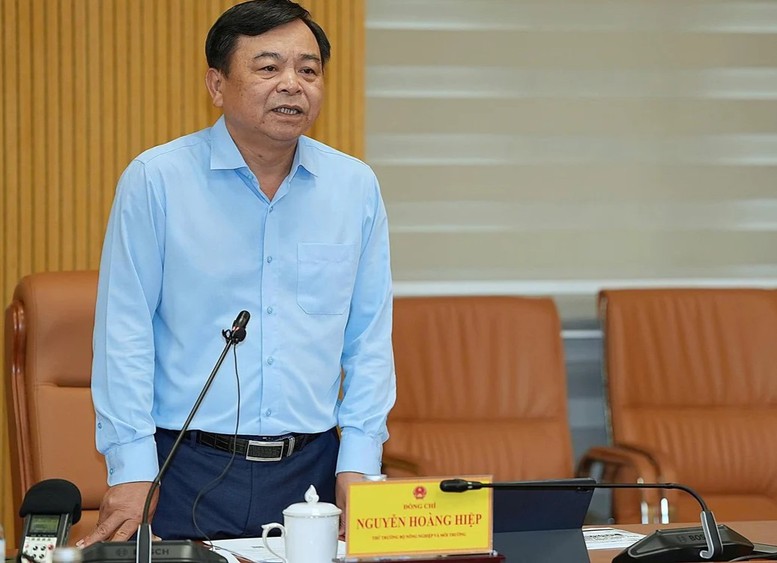 Thứ trưởng Bộ NN&MT Nguyễn Hoàng Hiệp cho rằng sự thay đổi trong nghị quyết 36 mang lại lợi ích thực tiễn cho tất cả các bên trong chuỗi giá trị - Ảnh: VGP/Đỗ Hương