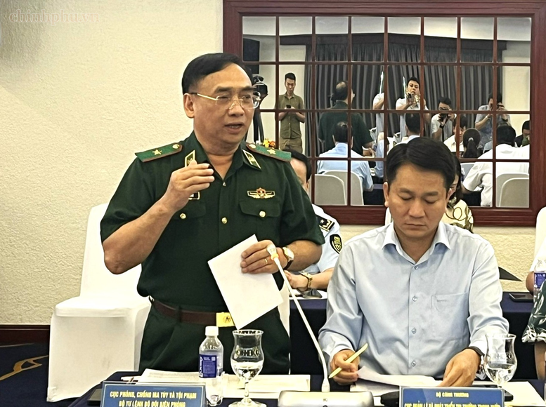 Thiếu tướng Đỗ Ngọc Cảnh, Cục trưởng Cục Phòng, chống ma túy và tội phạm thuộc Bộ Tư lệnh Bộ đội Biên phòng - Ảnh: VGP/LA