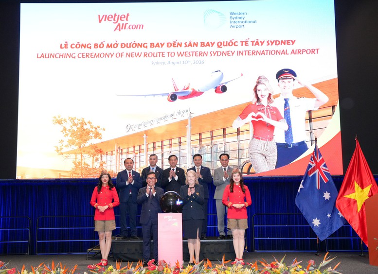 Vietjet chính thức công bố đường bay thẳng TPHCM - Western Sydney